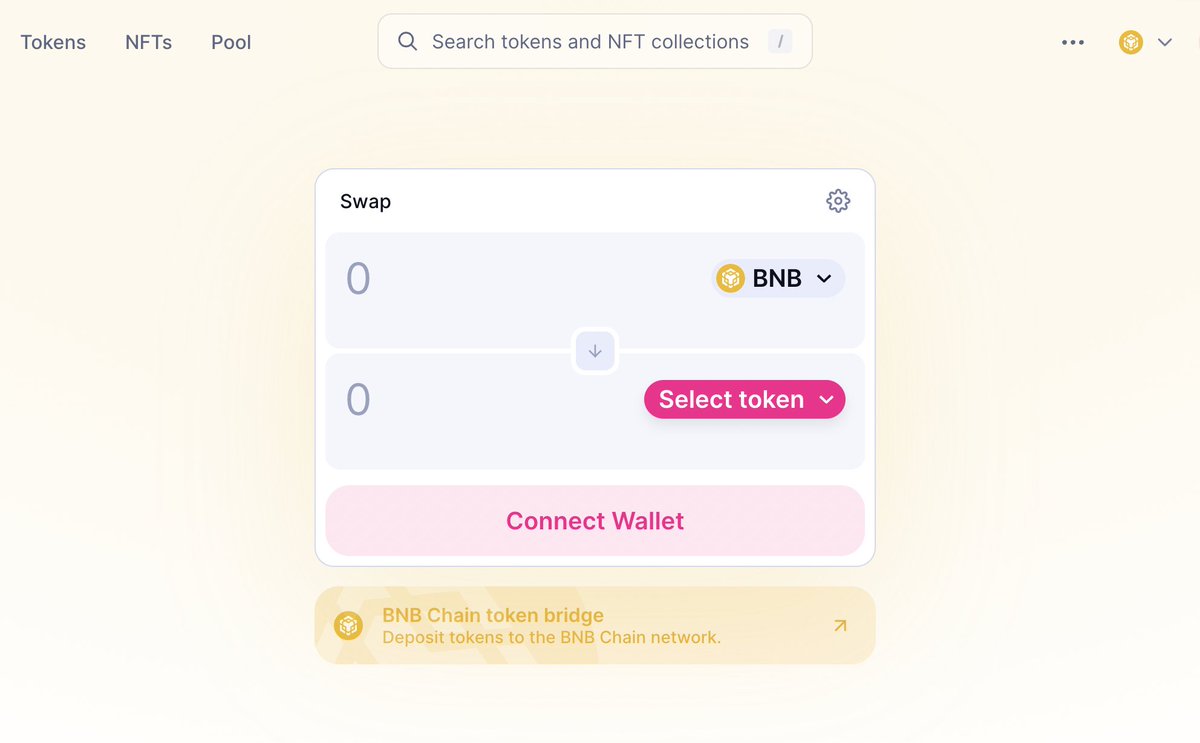 Uniswap's tweet image. 1/ Uniswap is now live on @BNBCHAIN🔶🦄

Start swapping your fave BNB tokens on the Uniswap web app today! 

app.uniswap.org/#/swap