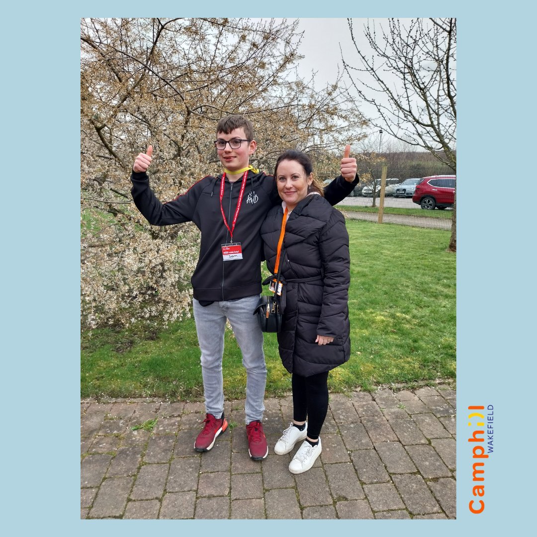 CamphillW's tweet photo. One of our Day Services students had a great first day volunteering for British Heart Foundation @TheBHF! Congratulations - we are all very proud of you.❤️ https://t.co/HQstxx2ldD