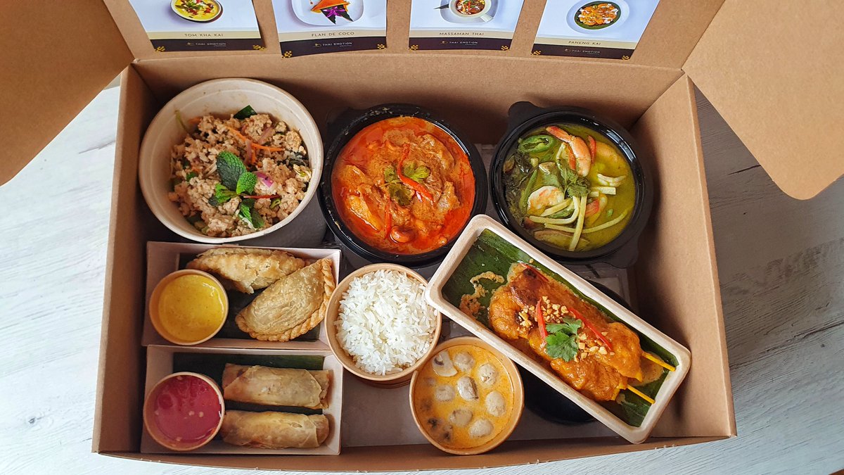 ¡Delicioso sabor tailandés para llevar! 🍜🥡

En Thai Emotion sabemos que la comida tailandesa es irresistible, 😋 por eso te ofrecemos la oportunidad de disfrutarla en cualquier lugar de la ciudad con nuestro servicio de comida para llevar. 👏