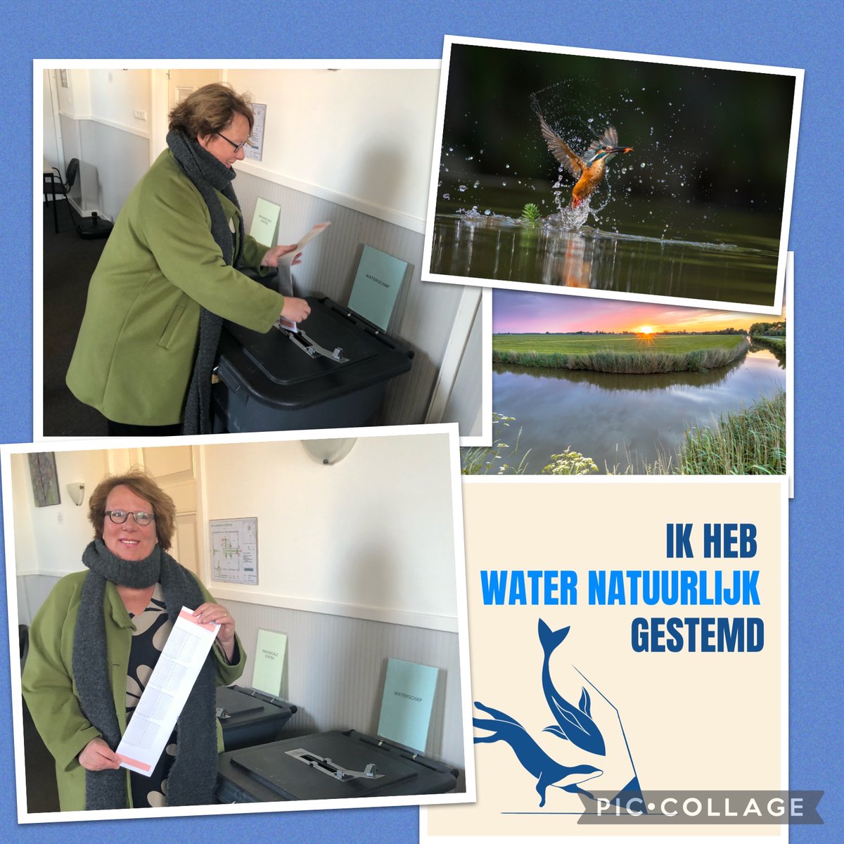Gestemd! Op het stemkantoor in Aldeboarn waar het goed druk was! #stemwaternatuurlijk #waterschapsverkiezingen