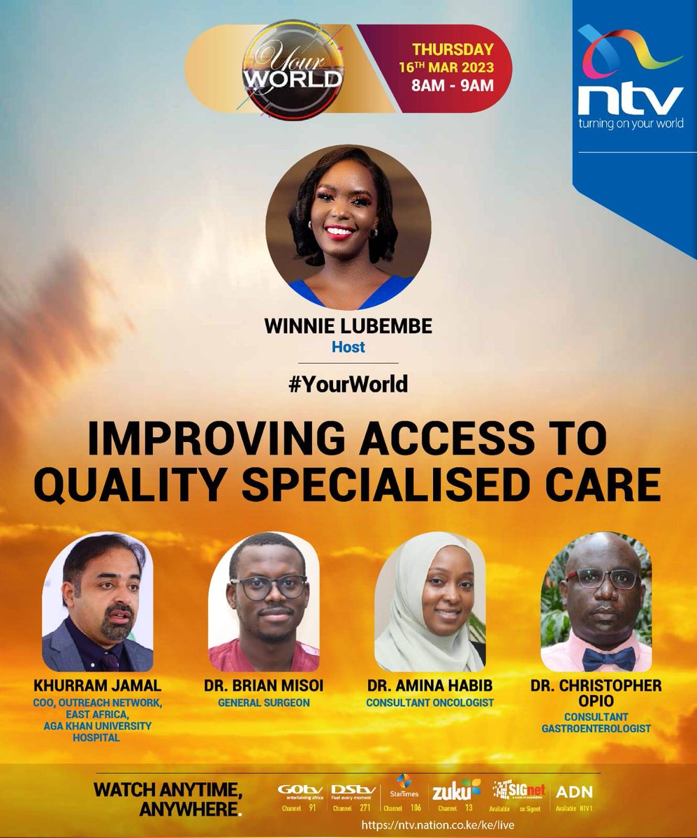 ntvkenya's tweet photo. Improving access to quality specialised care.

This conversation on #YourWorld driven by @AKUHNairobi https://t.co/iS4Qqdq5Cl
