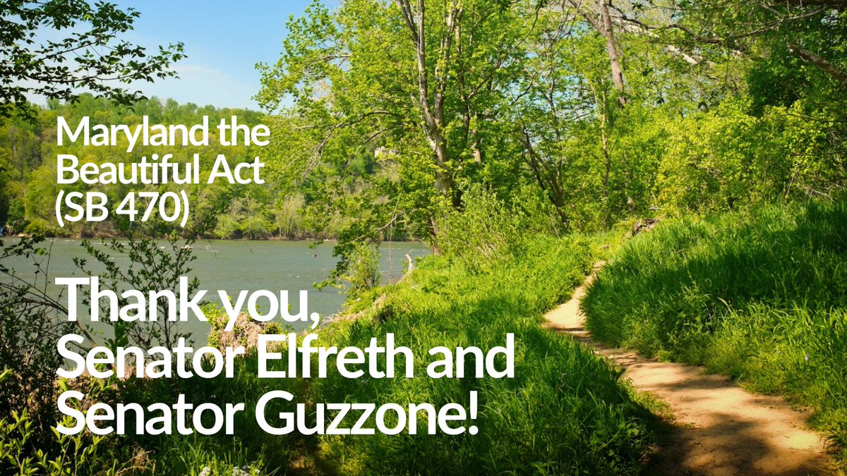 Many thanks to @SenatorSarah Elfreth🌲and Chairman <a href="/GuyGuzzone/">Guy Guzzone</a>🌳for leading yesterday's passage of the Maryland the Beautiful Act (SB 470) by the Budget &amp; Taxation Committee!
#MarylandtheBeautiful #MDGA23 #MD30x30