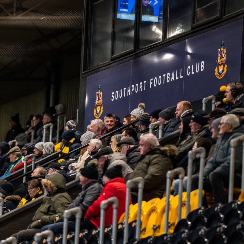 southport_fc's tweet photo. 🗣️ You backed us until the end again yesterday, and we need the same again this weekend! 

🎟️ We host @KTFCOfficial and tickets are on sale now, link below.