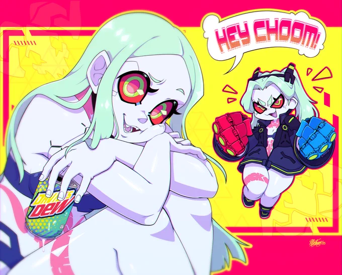 Rebecca from #Edgerunners! 