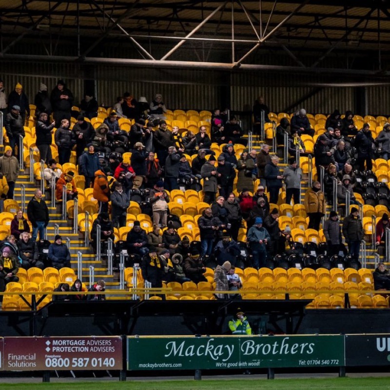 southport_fc's tweet photo. 🗣️ You backed us until the end again yesterday, and we need the same again this weekend! 

🎟️ We host @KTFCOfficial and tickets are on sale now, link below.
