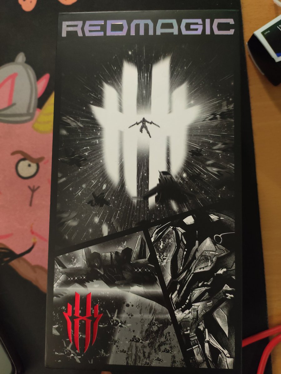 Something new came by mail today, this is a new chapter in mobile gaming for me🦄🦄🎮🎮 #redmagic #redmagic7 #MobileGaming