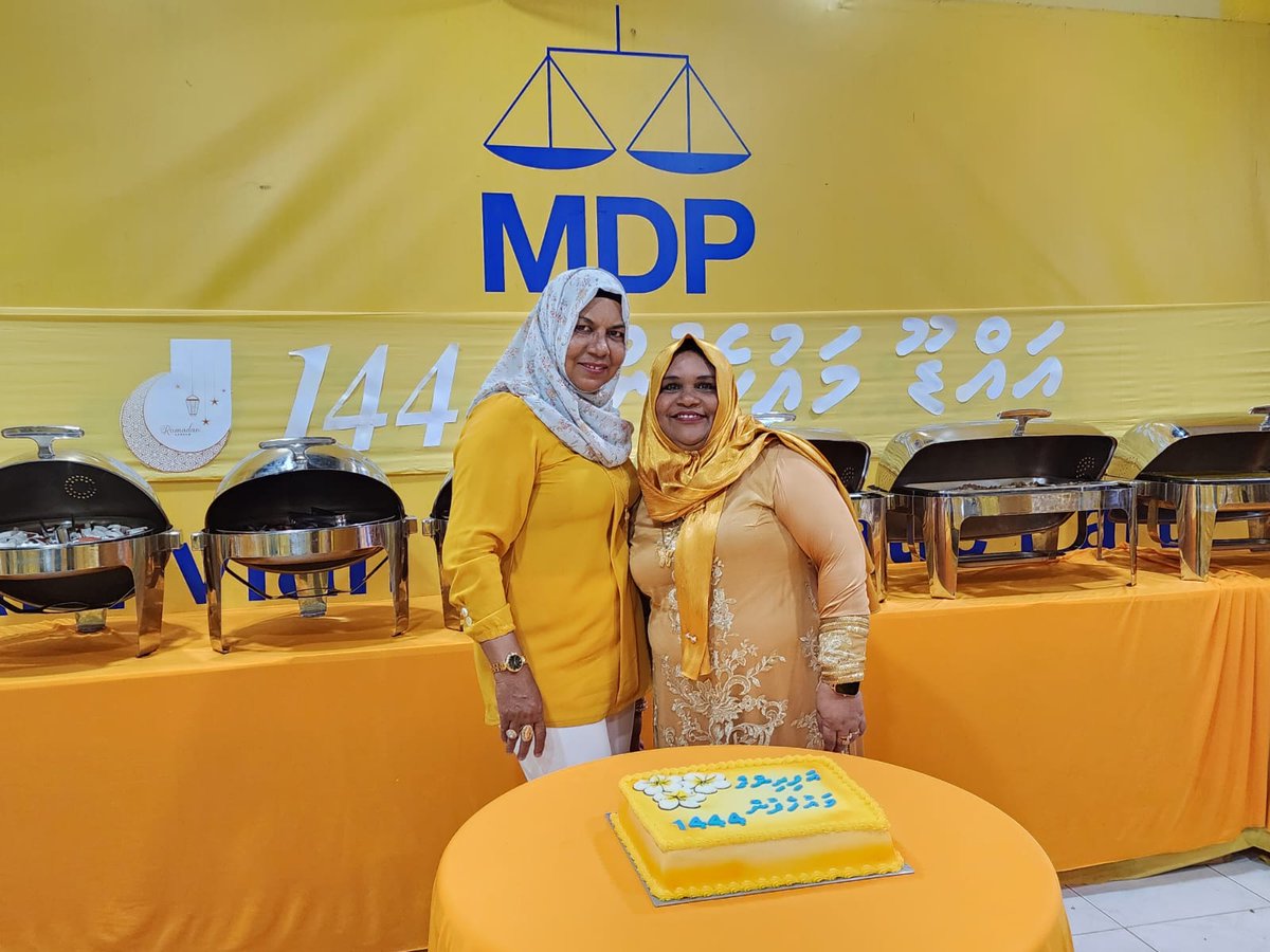 Hassansaiid1's tweet photo. #Maahefun
MDP Addu City membarunge faraathun MDP ge hurihaa memberun’ah baavvaa Maahefun. https://t.co/h9vaKgOTse