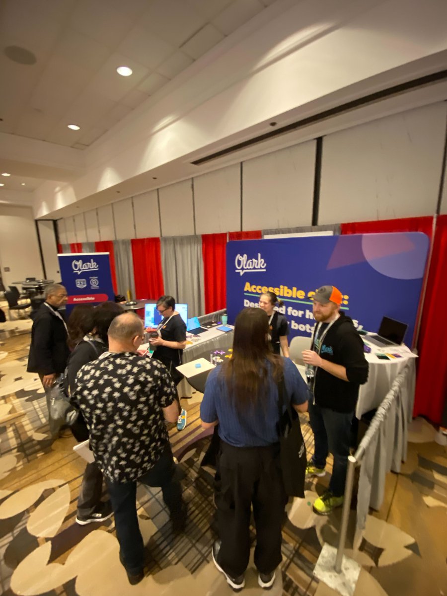 Come by booth #1008, in the grand ballroom at #csunatc to check out how the Olark accessible chat platform is creating meaningful connections for people of all abilities. 

Network with our team and industry professionals - and get some really cool swag.

#accessibility #livechat