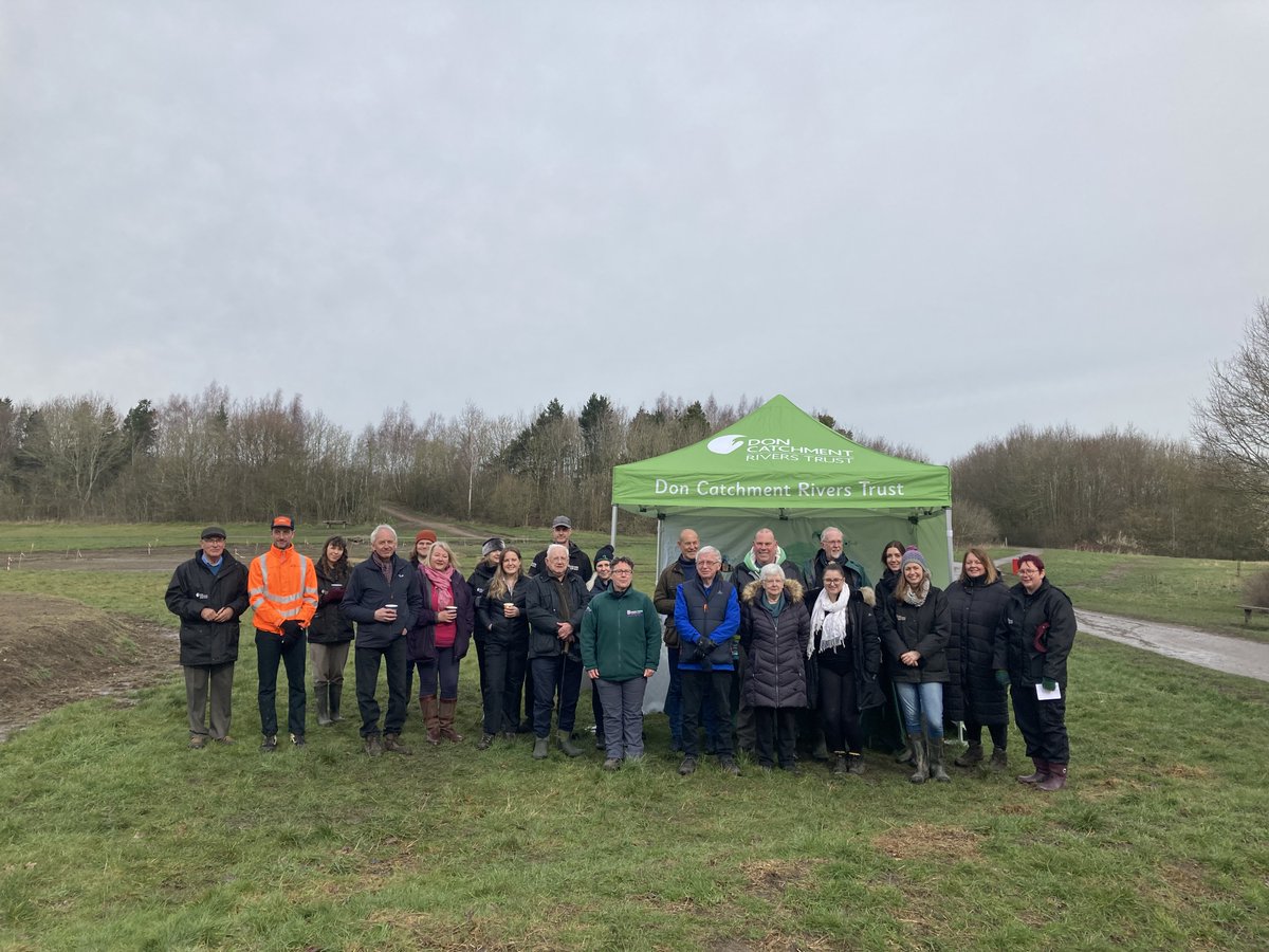 EnvAgencyYNE's tweet photo. Fantastic day at Grassmoor Country Park today celebrating the completion of our natural flood management project with partners.

Find out how the project slows the flow of water and reduces flood risk in Chesterfield: https://t.co/2O1d5dgF9n

#NFM #Chesterfield #flood #Grassmoor https://t.co/y31FLUO4IQ