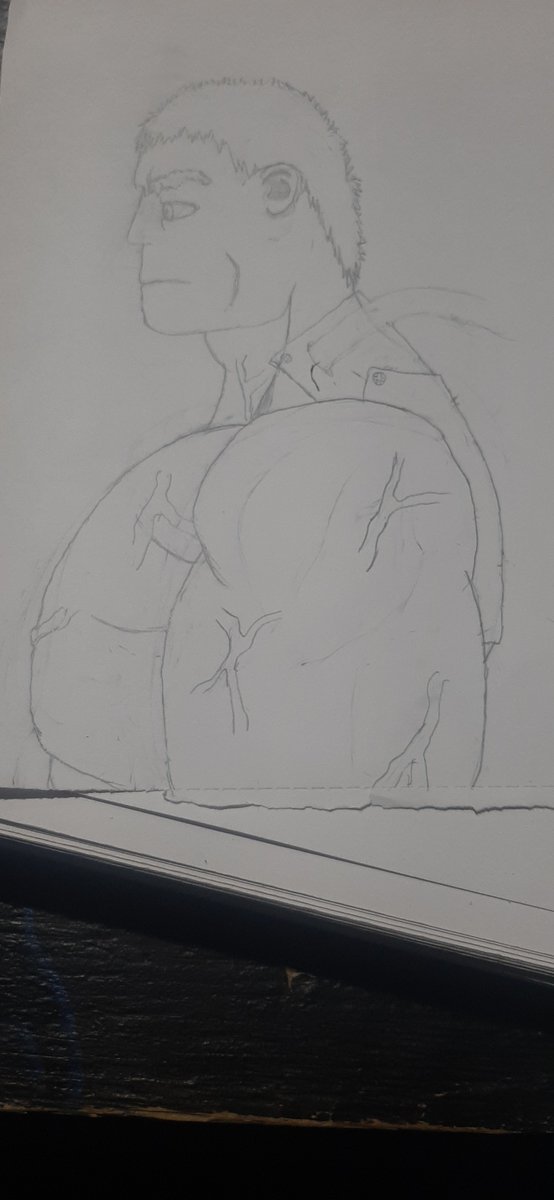 Guys here is concept art of a character I'm working in rn what do you think of the current progress?