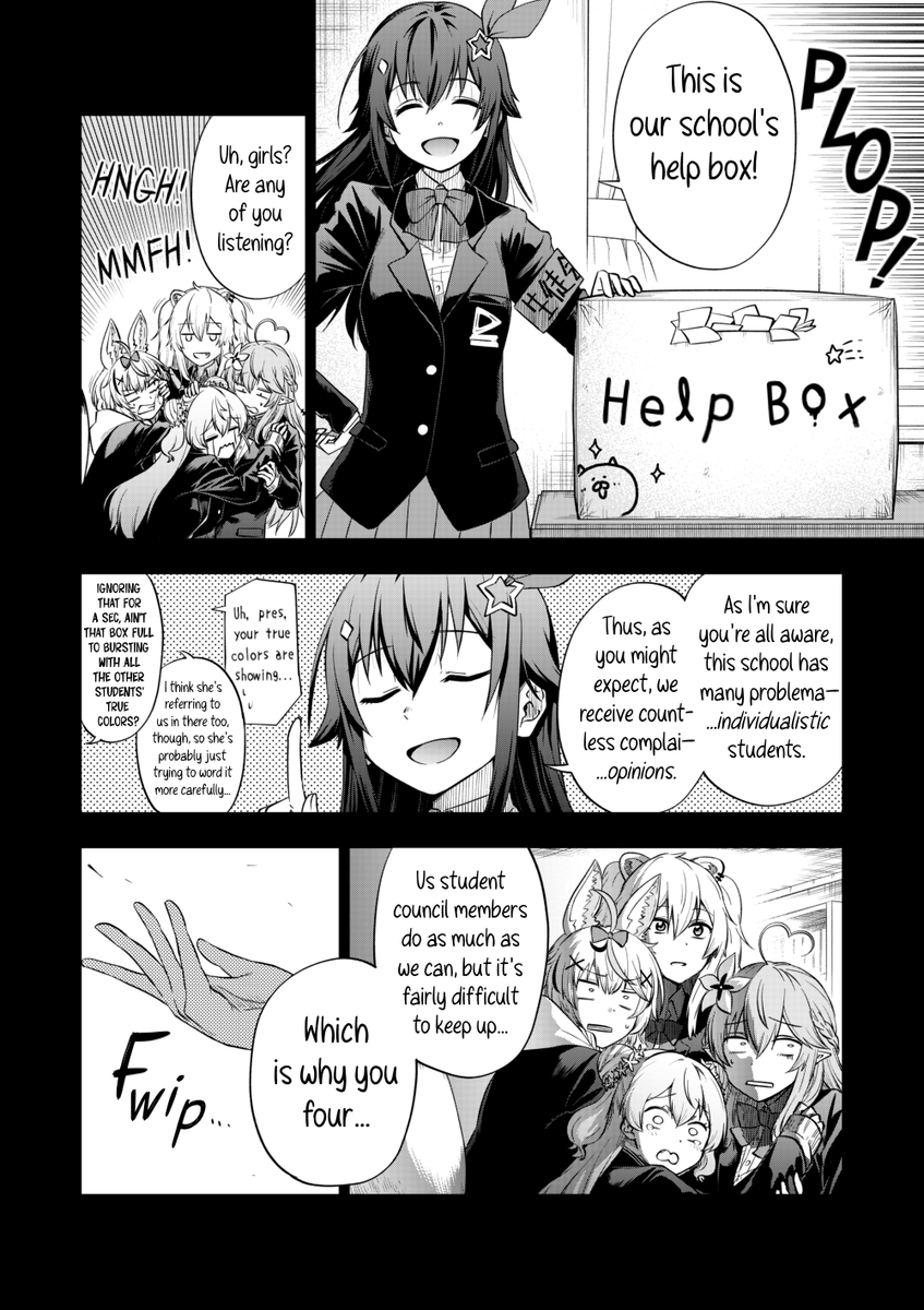 jiyou3san's tweet photo. @be10be10 英語に翻訳してみました！
I tried giving this an English translation!
Quality Check: @TumblweedPretzl @CiabattaTL

"A Self-Indulgent NePoLaBo Academia Tale ④ (1/3)" https://t.co/x5nsjbs2G0