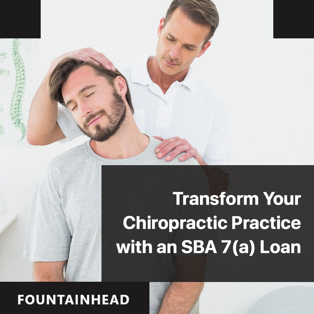 thechrishurn's tweet photo. Enhancing your chiropractic practice may entail hiring new staff, acquiring new equipment, or even relocating. Whatever you require, an SBA 7(a) loan can finance it.

Boost your practice today by visiting https://t.co/KUb0fu6Ann. https://t.co/G5fqmQANM6
