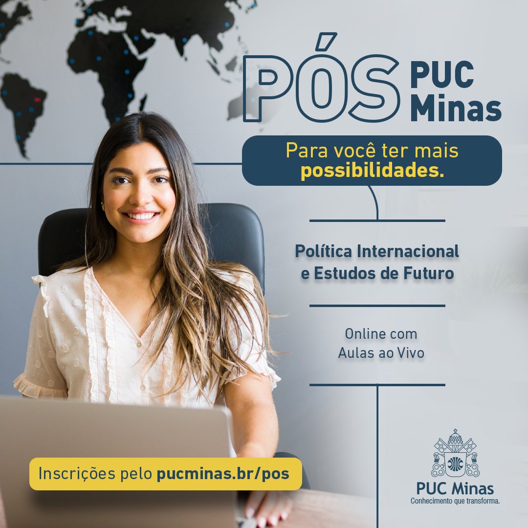 Na pós-graduação em Política Internacional e Estudos de Futuro, vamos trabalhar ferramentas de identificação de tendências e de rupturas, elaboração de cenários prospectivos, e estratégias para pensar sobre previsões políticas.