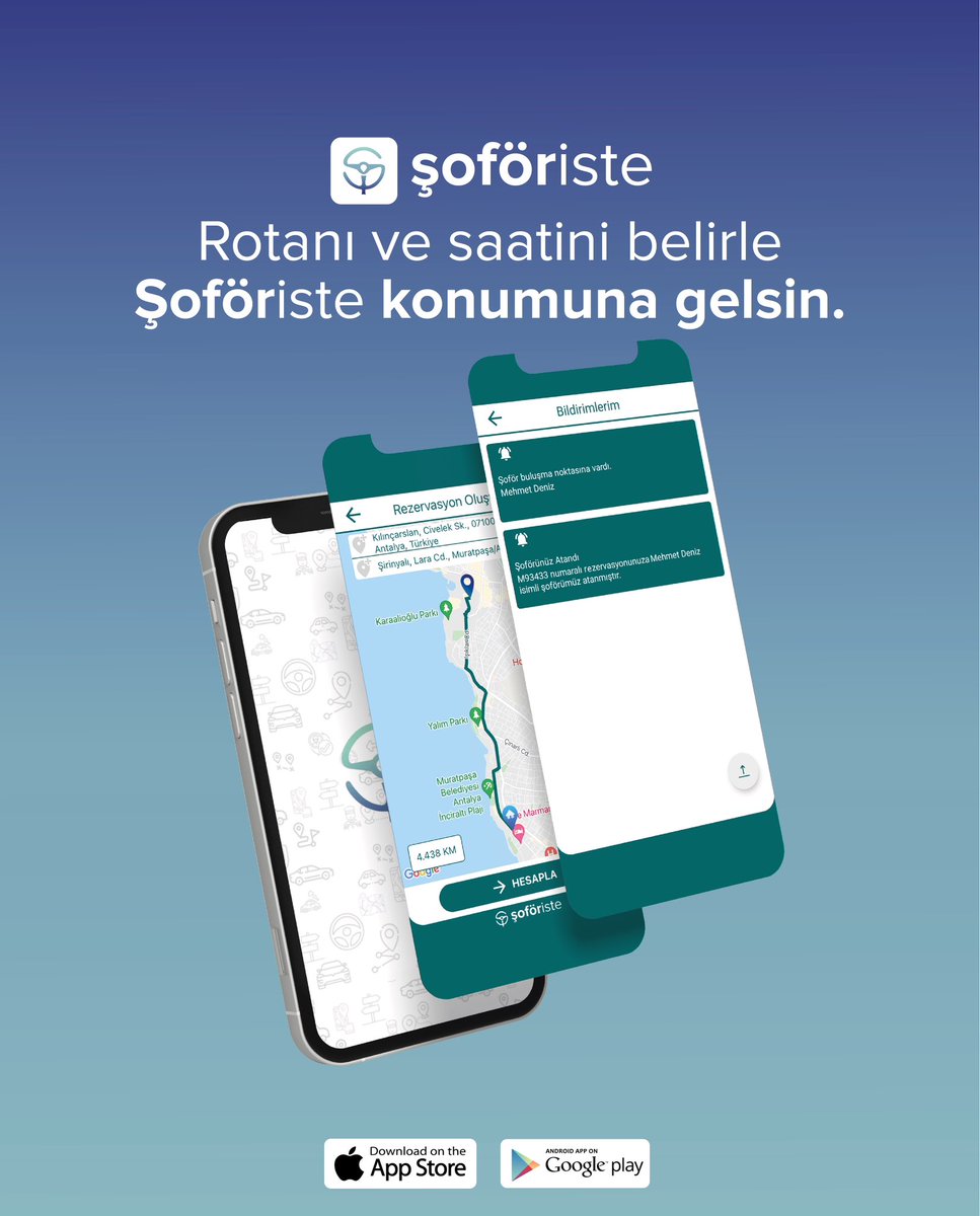 Güvenli ulaşım parmaklarının ucunda!😇

📱 Şoföriste hesabına giriş yap,
🗺 Rota, tarih ve saatini belirle,
🧾 Yolculuk ücretini hesaplayarak ödemeni kartla tamamla,
🧑🏻‍✈️ Profesyonel şoförler konumuna gelsin!

#Şoföriste #Antalya #Alanya