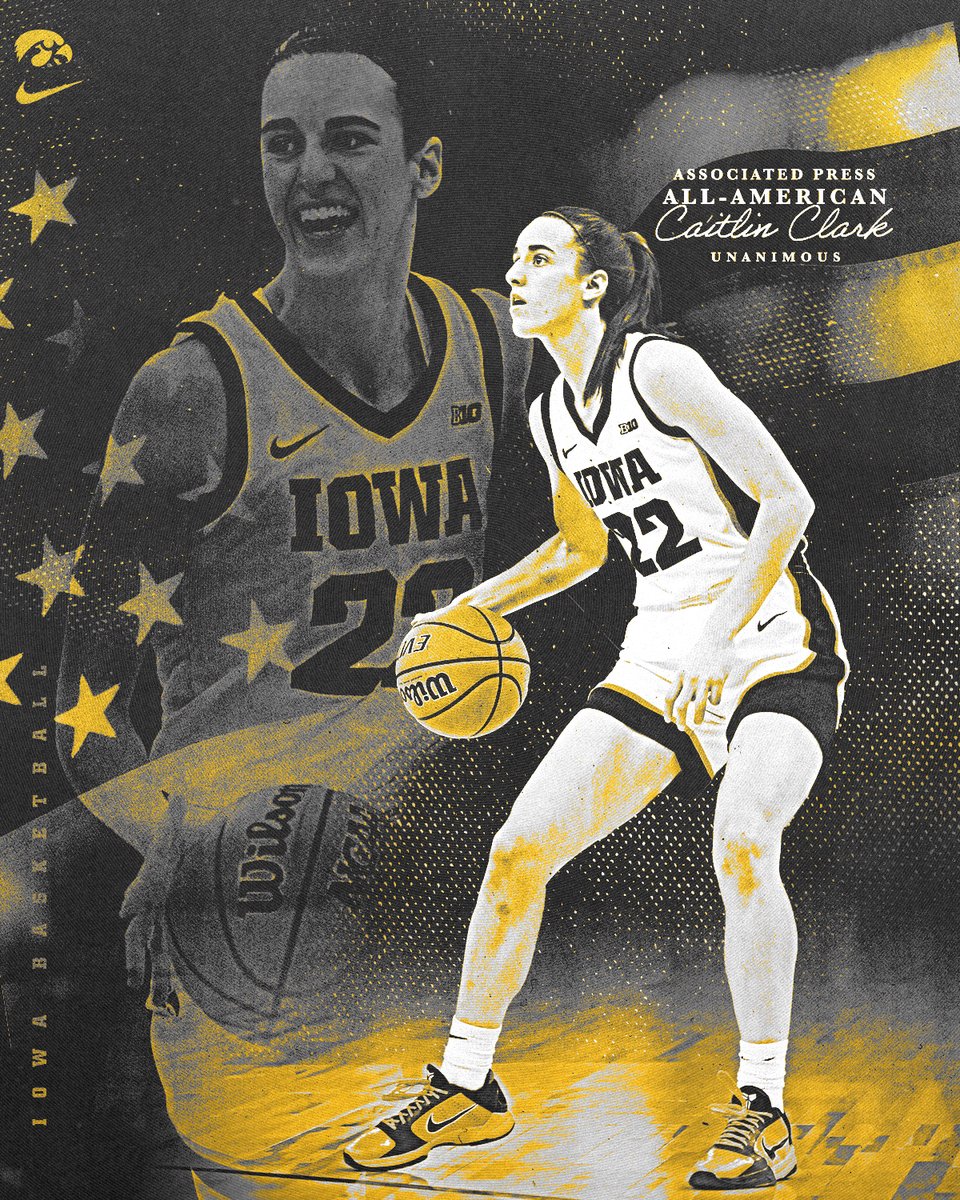 Iowa Women's Basketball on Twitter "𝐈𝐭'𝐬 𝐔𝐧𝐚𝐧𝐢𝐦𝐨𝐮𝐬 🤩 caitlinclark22