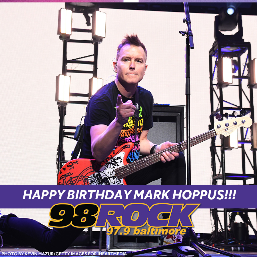 What\s his age again? Happy Birthday to blink-182\s Mark Hoppus who turns 51 today.  