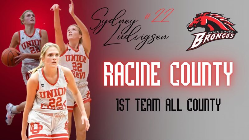 Go Broncos! (@ughs_girlsbball) on Twitter photo 🚨🚨 Congratulations to <a href="/SophiaRampulla/">Sophia Rampulla</a> and <a href="/sydney_lud/">sydney ludvigsen</a> on earning 1st Team All Racine County <a href="/UGHSBroncos/">Union Grove UHS</a> 🏀 Sophia also earned Player-of-the-Year for the 2nd straight year😳🚨🚨#hardworkpaysoff 🚨🚨 Congratulations to <a href="/SophiaRampulla/">Sophia Rampulla</a> and <a href="/sydney_lud/">sydney ludvigsen</a> on earning 1st Team All Racine County <a href="/UGHSBroncos/">Union Grove UHS</a> 🏀 Sophia also earned Player-of-the-Year for the 2nd straight year😳🚨🚨#hardworkpaysoff