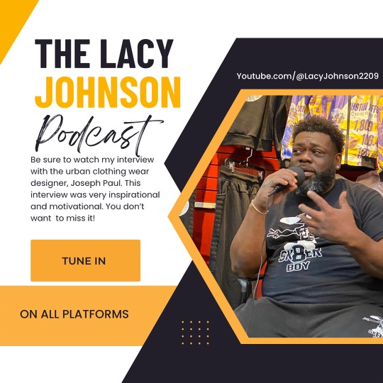 On today's episode of #LJP I sit down with my good friend Joseph Paul, an entrepreneur with an amazing story. You won't want to miss it! linktr.ee/LacyJohnsonMN