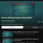 Photo by Process Mining Summer School (@PrMiningSchool)