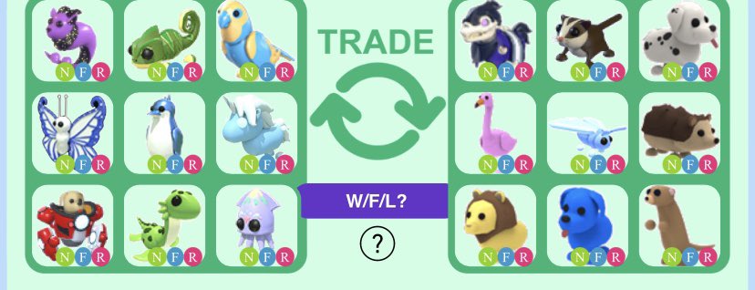 COMMENT IF U HAVE ANY #adoptme #adoptmetrade #adoptmetrades #adoptmetrade #adoptmetrading #adoptmetradijgs #adoptmegiveaway #adoptmegiveaways #adoptmepet #adoptmepets <a href="/PlayAdoptMe/">Adopt Me!</a> mfr nfr shadow frost crow owl bat drag dragon evil uni unicorn giraffe neon mega ssbd strawberry pet