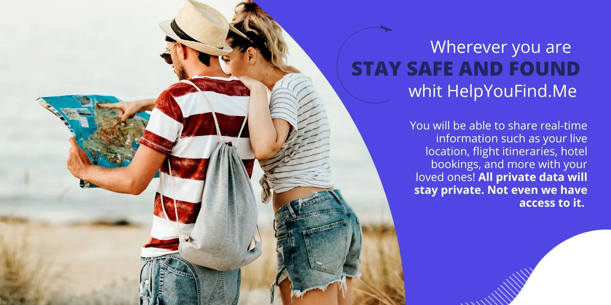 HelpYouFindMe's tweet image. If you still have doubts about #travelingalone, 👩‍💻✈  remember that #HelpYouFindMe is a platform created to keep you safe and your data secure no matter where you are in the world. 🌎

Create your free plan account with no expiration date bit.ly/hyfmfreeaccount 👩‍💻🙌