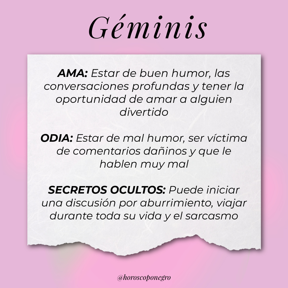Déjanos tu opinión en los comentarios ✨🔮✨ #geminis #horoscoponegro
