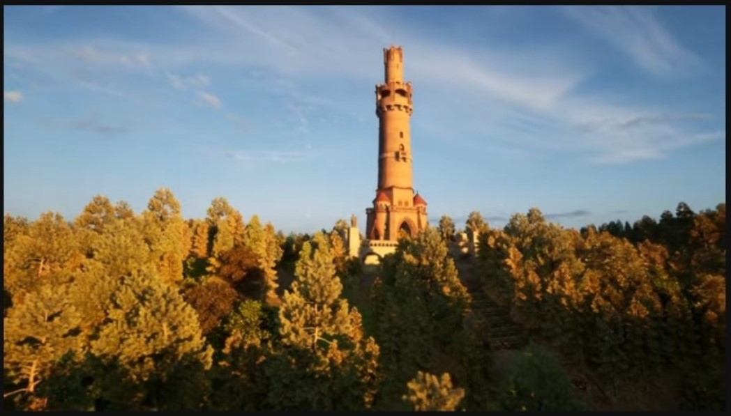 Pomm_Greif's tweet photo. Der #Quistorp -Turm in #Stettin ist heute eine Ruine. Anna Koc hat ihn in einem 3D-Film wieder zum Leben erweckt. Der Bericht dazu in polnisch (Übersetzung gelingt mit https://t.co/CagFVwpxKw) mit Link zum Video auf:

https://t.co/qms1z9Kifc

Screenshot 3D-Film von Anna Koc https://t.co/k0KzAjyHeP