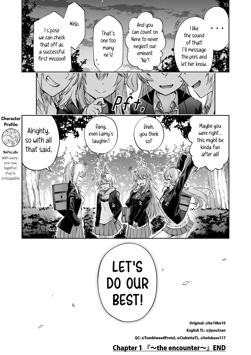 jiyou3san's tweet photo. @be10be10 英語に翻訳してみました！
I tried giving this an English translation!
Quality Check: @TumblweedPretzl @CiabattaTL

"A Self-Indulgent NePoLaBo Academia Tale ④ (3/3)" https://t.co/c9xlk60fzm