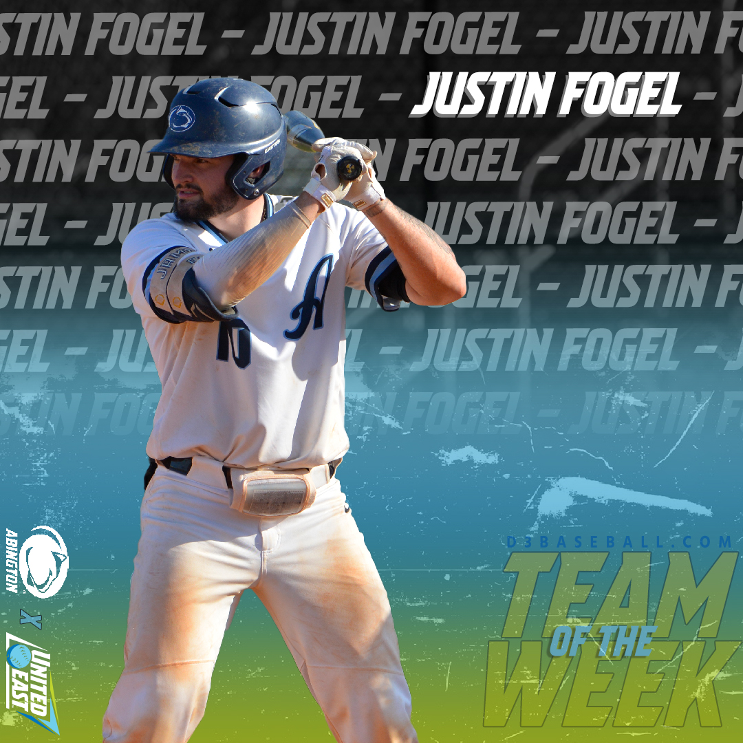 GoUnitedEast's tweet photo. When we said #DaBing was #daBack, we weren't lyin' πͺβΎοΈ#d3baseball #RisingUnited
Congrats to Abington's Fogel & Hightower as they were both selected to the D3baseball National Team of the Week!
READ: https://t.co/kUl8qoUHLf https://t.co/94fozah2UX