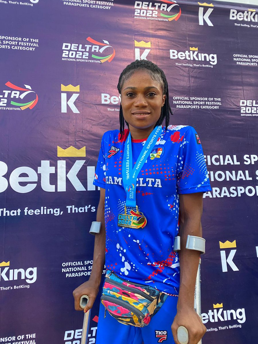 gossyomega's tweet photo. We decided to take it a step further and select a number of individual athletes to support with Funding and Gear. 

Goodness MON, Temitope and Emeka were some of the selected. 

Goodness has won 3 Golds (Javelin, Shot Put and Discuss) and Temitope 1 Gold (Swimming)  ever since. https://t.co/rk7D9BREtP