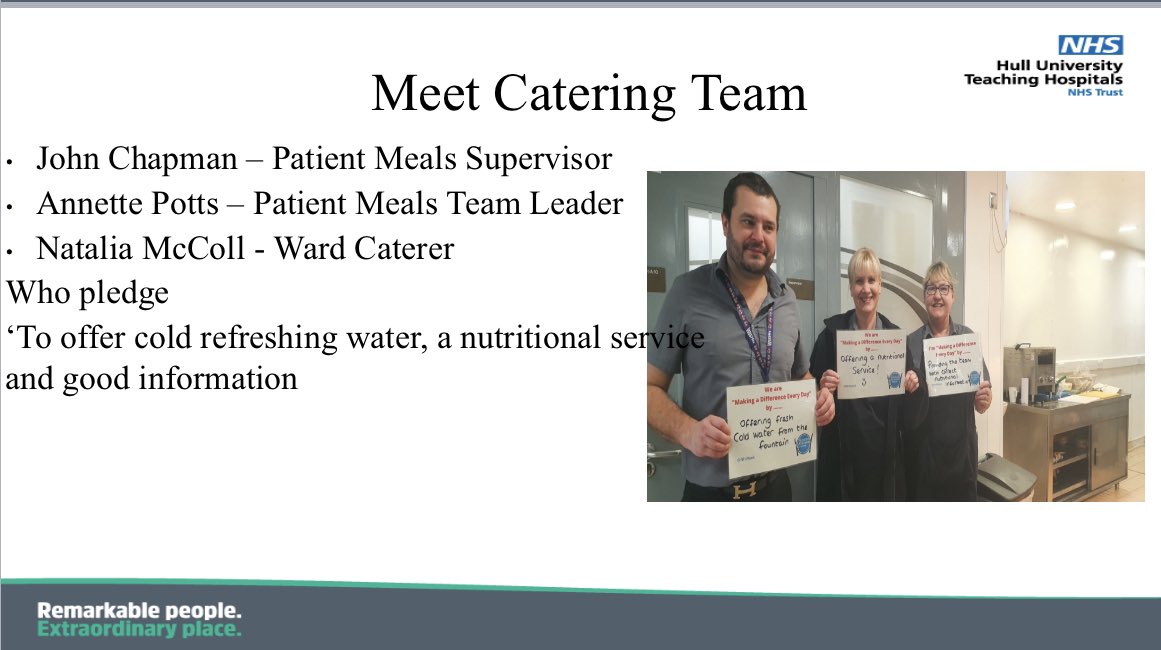 HUTHDietitians's tweet photo. Meet more of our catering team
PLEDGEs
#goodinformation
#coldrefreshingwater
#nutritionalfood
#NHWeek
@NHWeek @NHDmagazine @HullHospitals 💙 https://t.co/WIoDikosYW