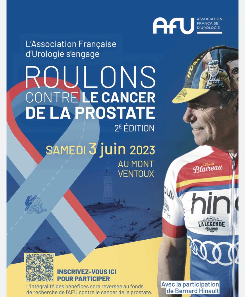 CharlesDariane's tweet photo. @UrologieParis @HotelDieuParis @HopitalPompidou @J_Arrondeau @FogelOlivier @HopitalCochin @universiteparis @APHP Exact ! Et en vélo serait idéal, puisque l’APA repose majoritairement sur de l’activité de type « ergo-cycle » et que @AFUrologie promeut l’activité cyclique dans le #cancerprostate via l’ascension du Mont-Ventoux https://t.co/3ug62GNyzN