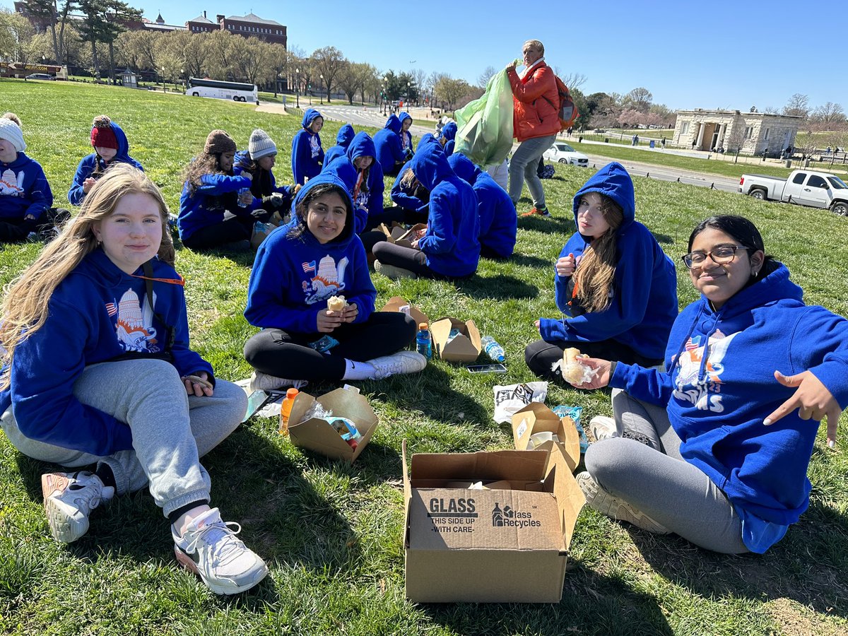 mrs_malady's tweet photo. Cold but smiling! We love an arctic picnic! #dcmavs2023 https://t.co/HishpGedGr