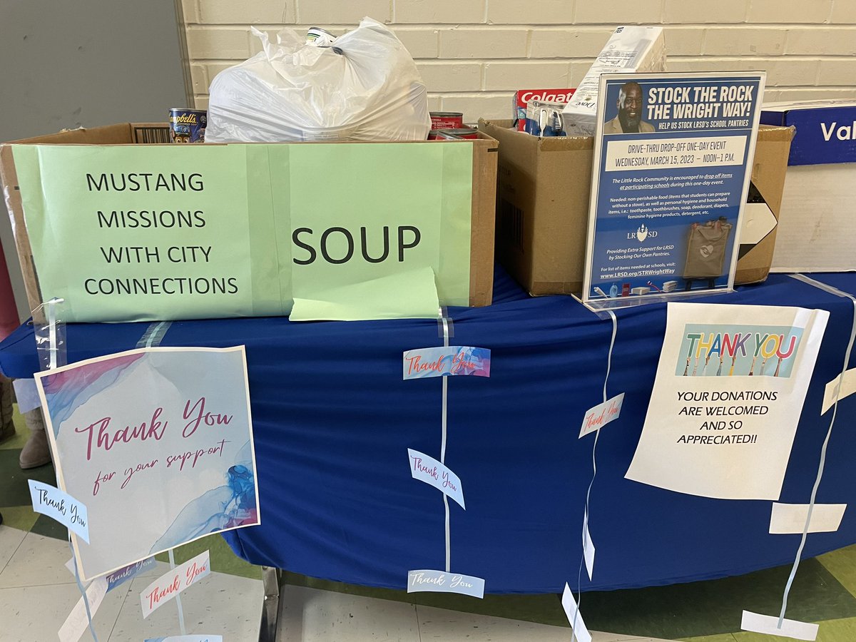 Please help @BaselineLRSD stock our Food Pantry by participating in the 'Stock the Rock the Wright Way' event today between noon and 1 p.m. (Hygiene Products, Non-Perishable Food Items, Household Supplies, etc.) We look forward to seeing you soon! @DrJermallWright
