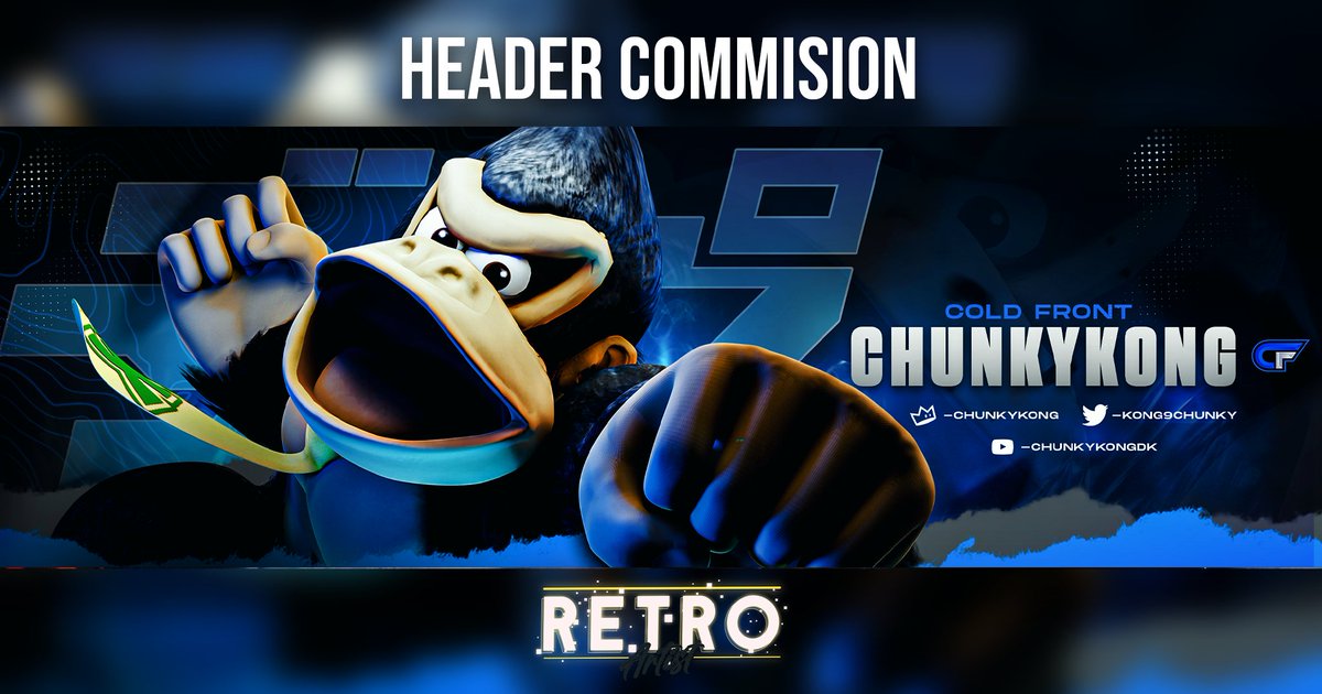 Retr0 (GFX Artist for hire) on Twitter ""DK....DONKEY KONG!!!" ♥️+♻️