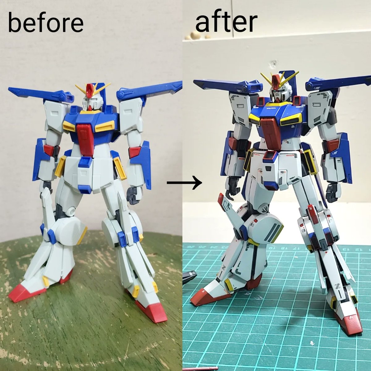 cucck2019's tweet photo. HGUC ZZ GUNDAM 
#ガンプラ https://t.co/Ajh2gIT0Qe