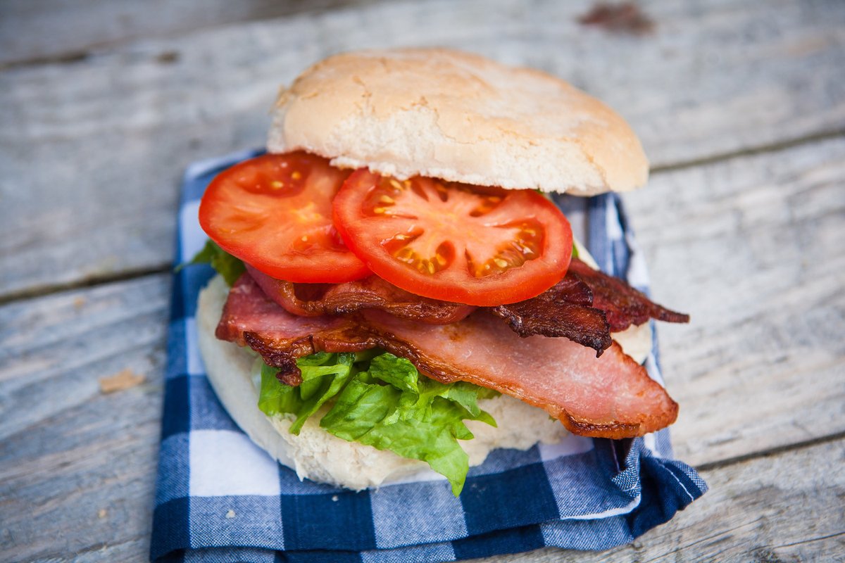 DDohertybakery's tweet photo. A BLT done our way, on a fresh bap! 😋 #freshbread https://t.co/C6mPIQdfiF