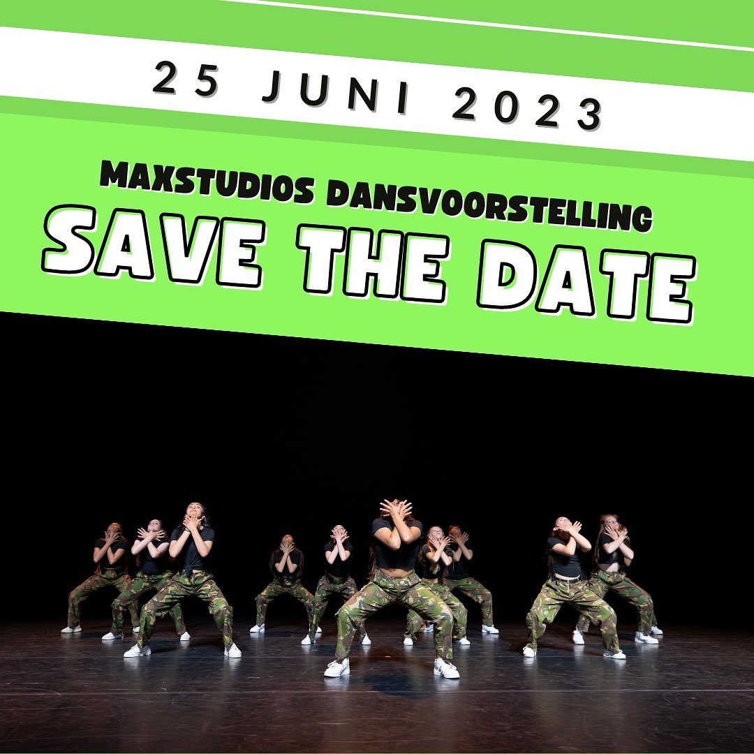 Max__Studios's tweet photo. SAVE THE DATE!

De MaxStudios Dansvoorstelling vindt dit jaar plaats in Nijmegen!

Zondag 25/06/ 2023
Start 16:00 uur

#savethedate #stadsschouwburgnijmegen #dansvoorstelling #dansschool #maxstudios #dansschoolschuytgraaf #dansschoolarnhem #dansschoolnijmegen #dansschooldukenburg https://t.co/tYlSncvLzB