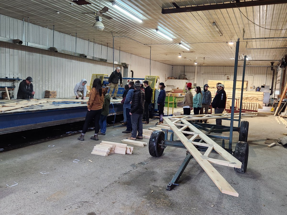 anbent29's tweet photo. Recently, McLaughlin Trusses Inc hosted our carpentry students for an on-site visit.  Relationships with industry partners have a meaningful impact on our learners, and we are proud to collaborate with external stakeholders, as they significantly contribute to @NBCC's success. https://t.co/3wLpxzy7XM