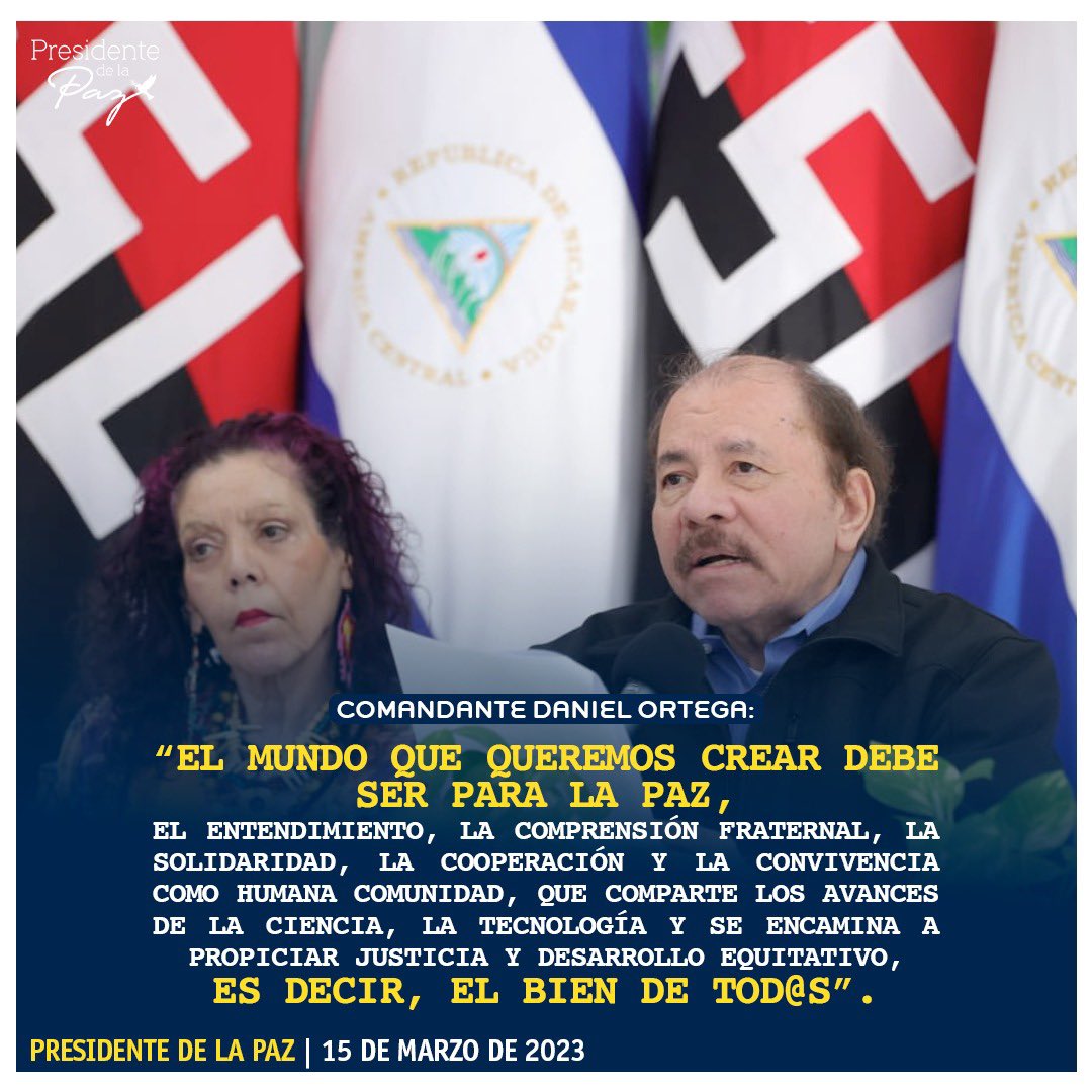 PresidentedePaz's tweet photo. Palabras del Comandante- Presidente Daniel Ortega en el Diálogo de Alto Nivel del Partido Comunista de China con los partidos políticos del Mundo. https://t.co/vYoJS13Ovw