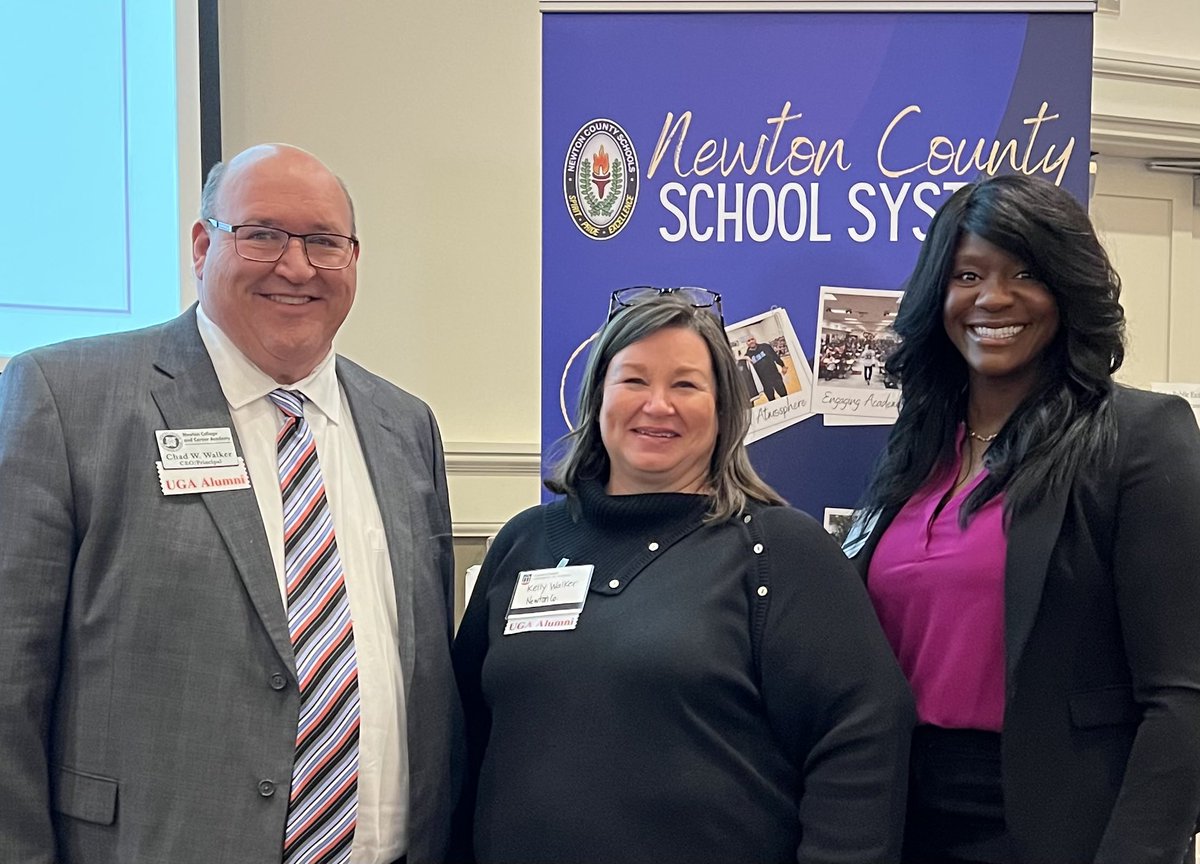 Representing Newton County and the UGA job fair today!  #NCSSbethebest #TEACHNEWTON