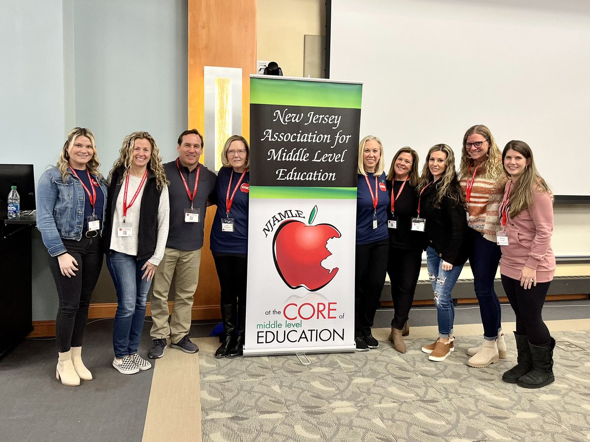 PtBoroSchools's tweet photo. Memorial Middle School is connecting and collaborating at the #NJAMLE Annual Conference! @NJAMLE #PantherPath https://t.co/Dz5lfcpw5s