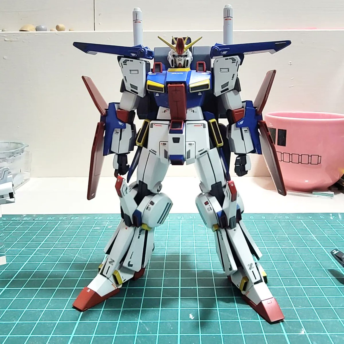cucck2019's tweet photo. HGUC ZZ GUNDAM 完成しました#ガンプラ https://t.co/UDRruITCfs