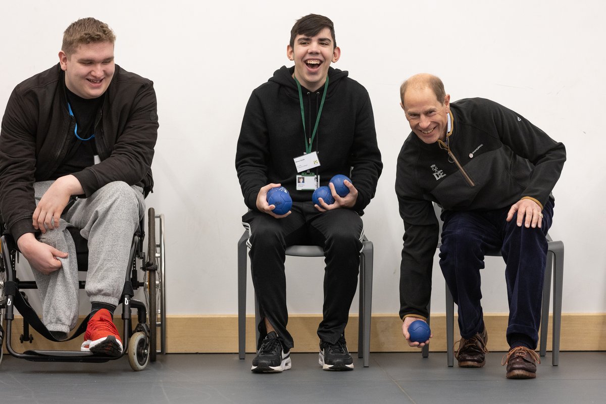 PortlandCollege's tweet photo. Portland today were the proud hosts of a visit from His Royal Highness The Duke of Edinburgh as part of a two-day tour of the county meeting young people doing their @DofE 

We're excited to share more about the visit in the coming days! 

For more visit: https://t.co/gB3mGr0RiU https://t.co/QaIMdaKqVC