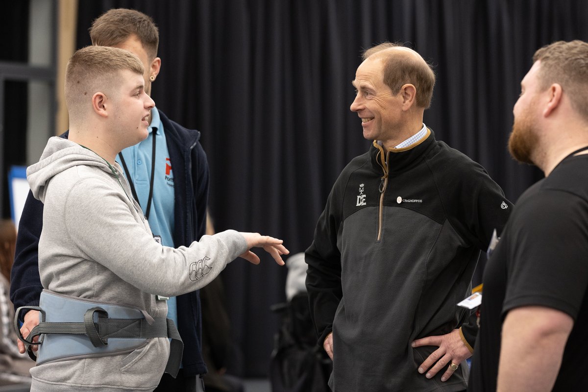 PortlandCollege's tweet photo. Portland today were the proud hosts of a visit from His Royal Highness The Duke of Edinburgh as part of a two-day tour of the county meeting young people doing their @DofE 

We're excited to share more about the visit in the coming days! 

For more visit: https://t.co/gB3mGr0RiU https://t.co/QaIMdaKqVC