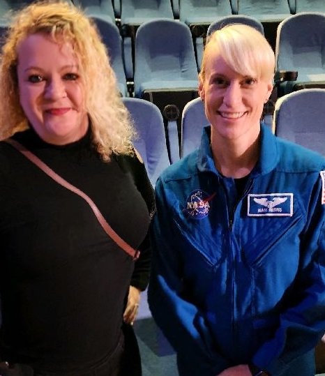 Trixiet's tweet photo. Got to see and talk to this amazing woman today! #katerubins #artemis #nasa https://t.co/u1phaiomqu