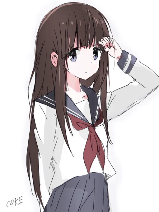 なんとなく千反田えるちゃんを描く 