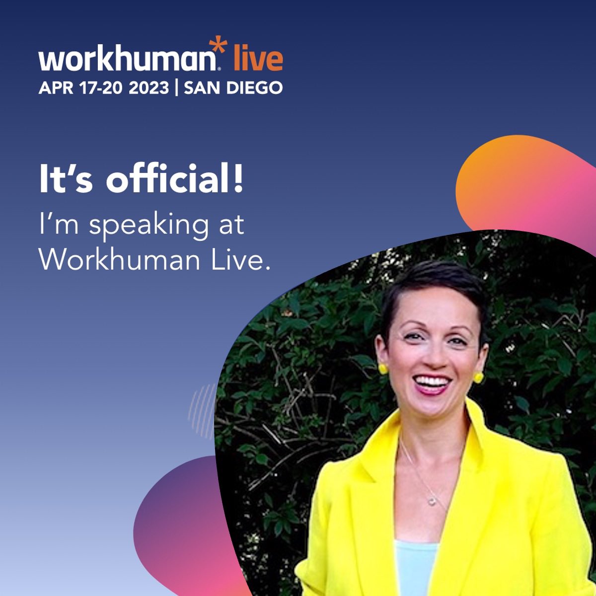 natalykogan's tweet photo. I am thrilled to be speaking at this year’s @Workhuman  Live about Thriving Through Change! #workhumanlive 

It’s one of my favorite conferences of the year - for people who care about creating human-centered workplaces.

I hope you can join me!

https://t.co/7lfvAOaTbV https://t.co/qTePyhiGrY