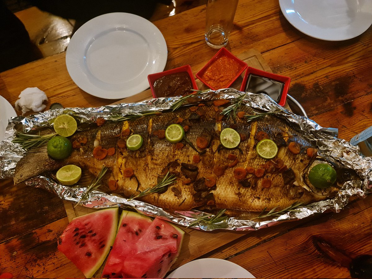 #Ethiopia The biggest fish I've ever had. Korma Grill