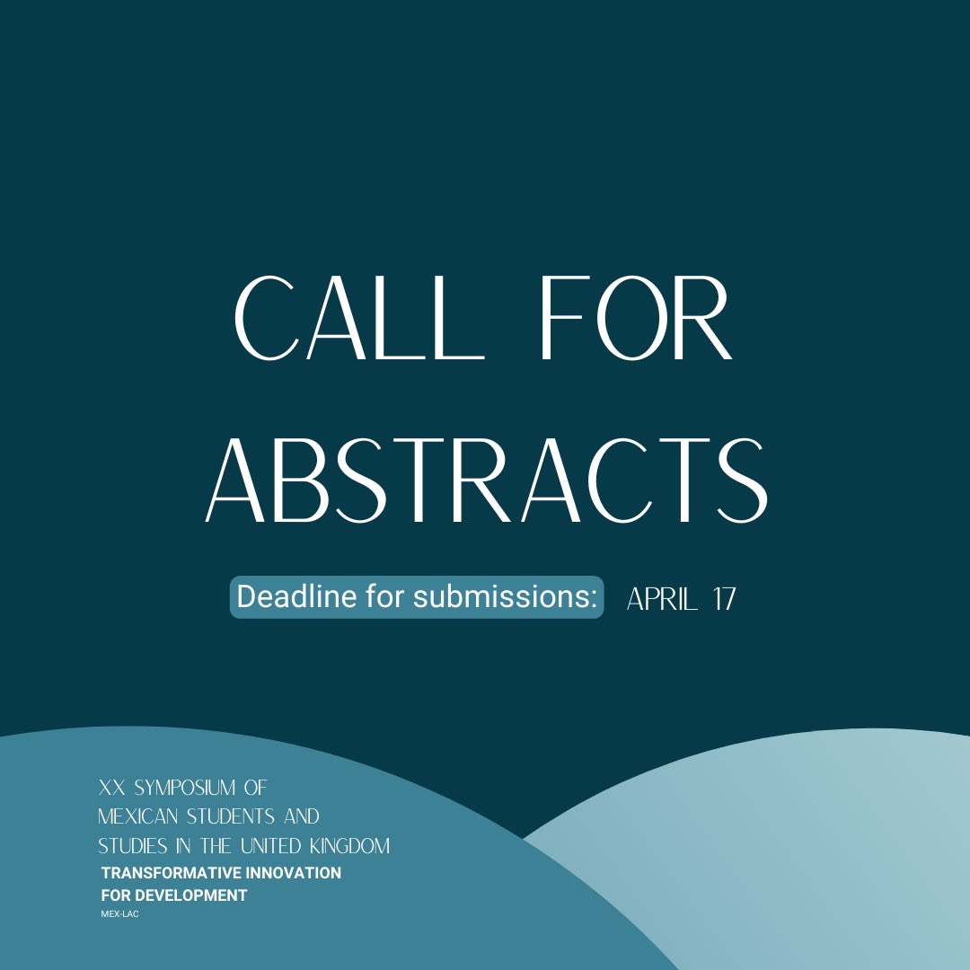 Symposium of Mexican Students and Studies in UK tweet media